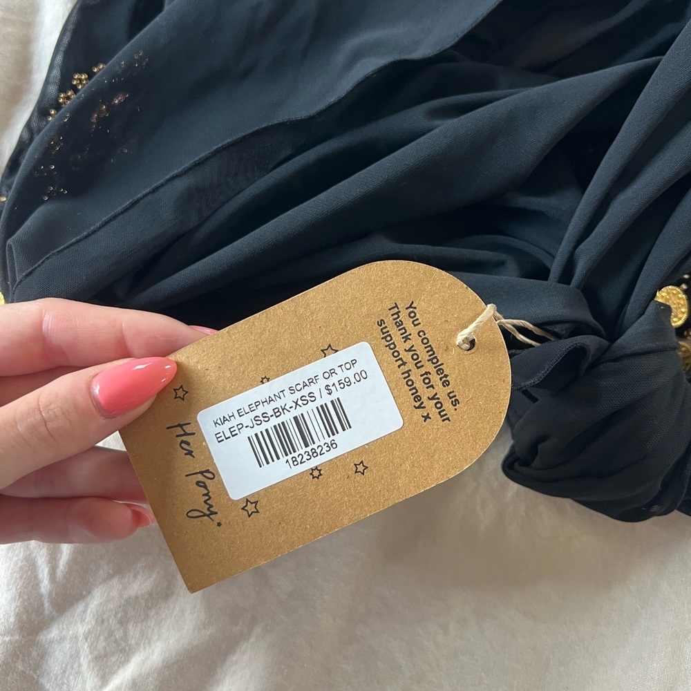 NWT Her Pony the Label Elephant Scarf/Wrap - Picture 2 of 4